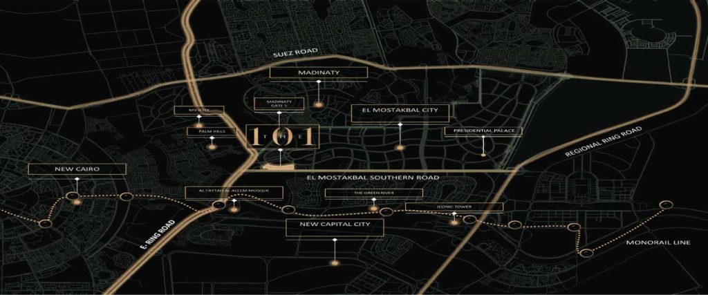 Location-of-The-101-Mostakbal-City